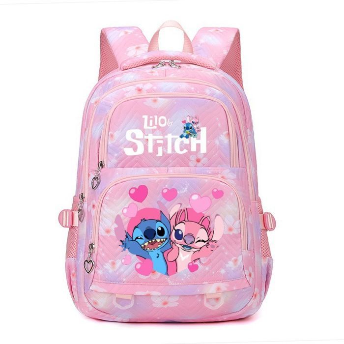 Sac à Dos Enfant,   Fille Primaire de Grande Capacité Cartable, Sacs Scolaires Imperméable Durable pour étudiant-Rose
