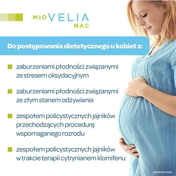 Miovelia Nac, Preparat wspomagający płodność u kobiet, Kapsułki
