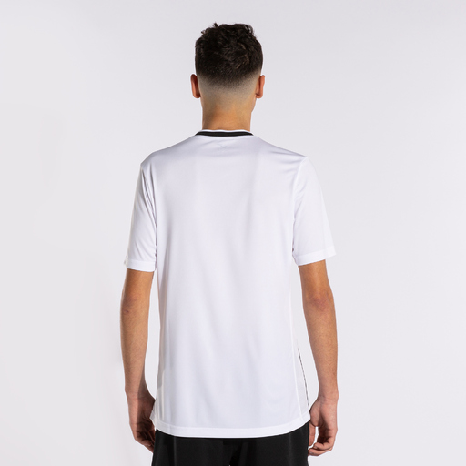 Joma Europa V Kortärmad T-shirt Vit Svart