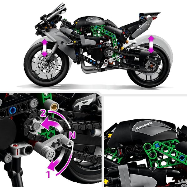 LEGO Technic 42170 Kawasaki Ninja H2R<br>