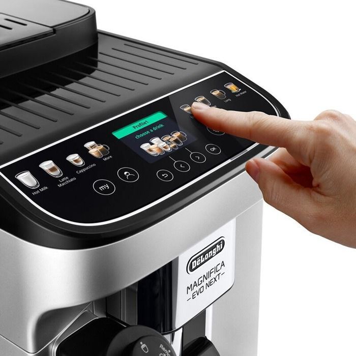 Delonghi Magnifica Evo ECAM310.80.SB 1450W Silver and Black Espresso Machine with Grinder