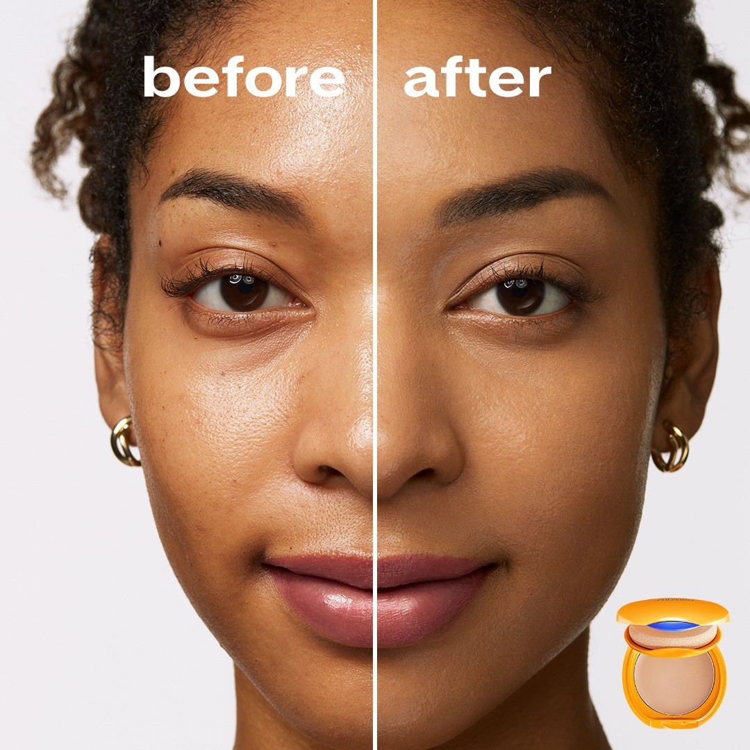 Shiseido Foundation Sun Care kompaktni puder za samotamnjenje SPF 10 - 12 g