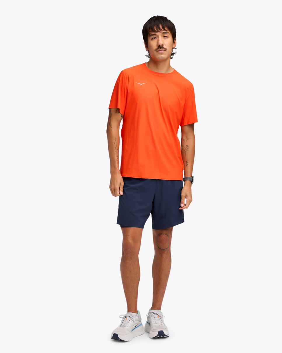 HOKA Camiseta de manga corta Airolite 2.0 Lava