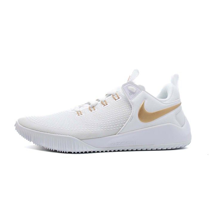 Nike Air Zoom Hyperace 2 Volleyballschuhe – Weiß/Metallic-Gold