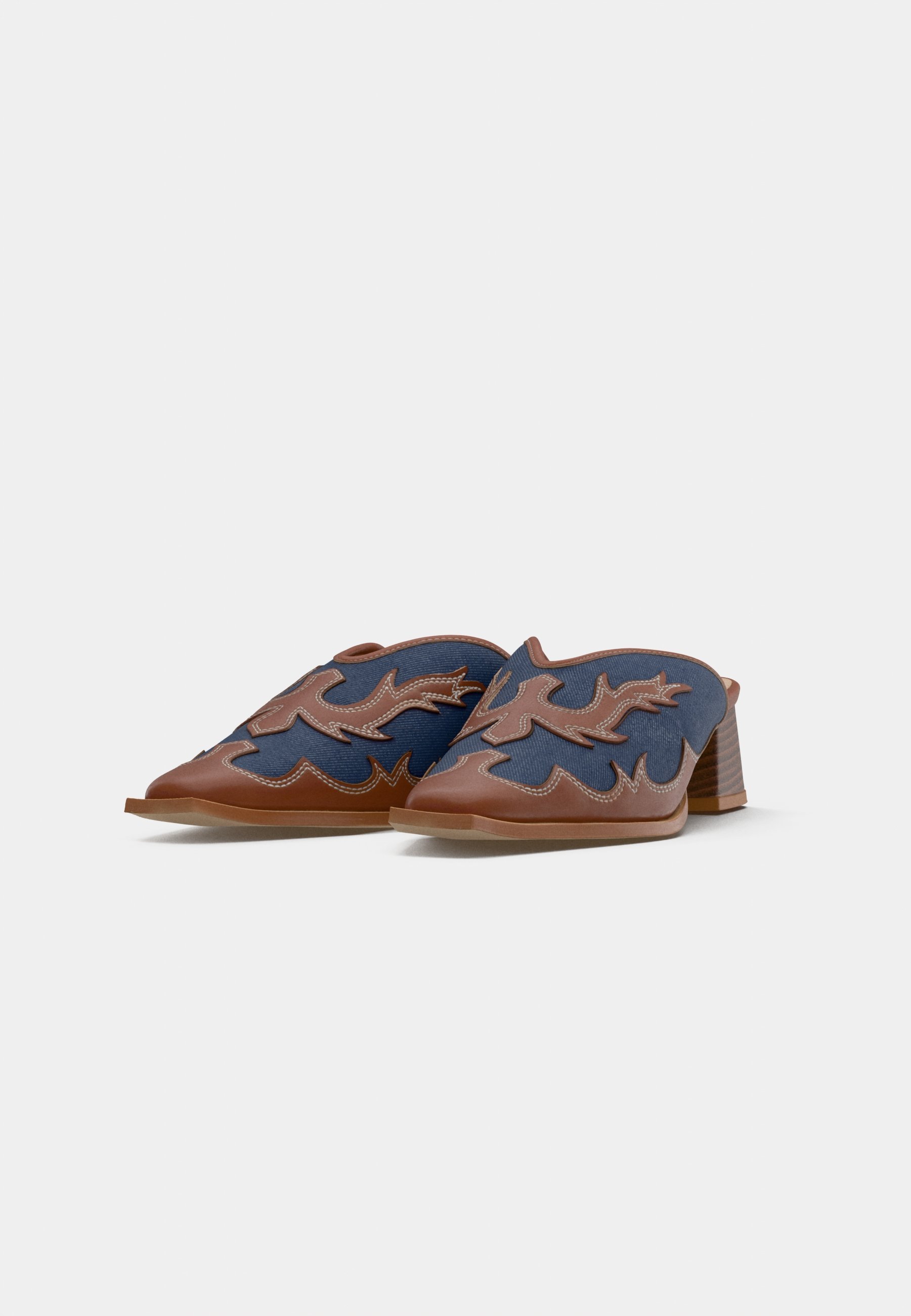 RAID SENTRA - Slippers - tan/blue