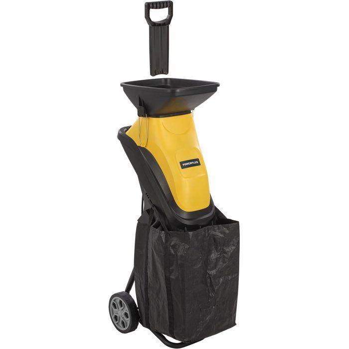 Trituradora de jardín - POWERPLUS - 2500 W - Grosor de hasta 44 mm