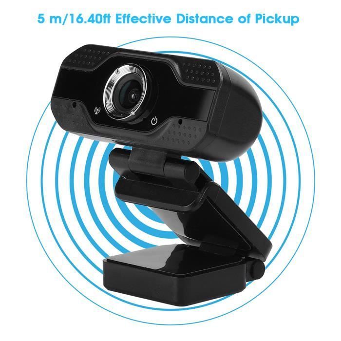 Webcam - U-8-N - 1080P - USB - Microphone intégré - Réduction du bruit numérique