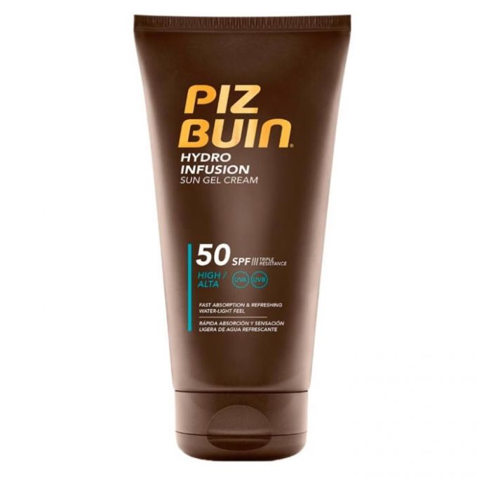 Hydro Infusion gel za sončenje SPF 50 Zaščita obraza
