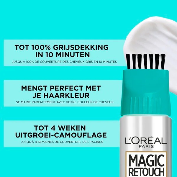 „L'Oréal Paris Magic Retouch 5“ šviesiai rudi ilgalaikiai plaukų dažai<br>5