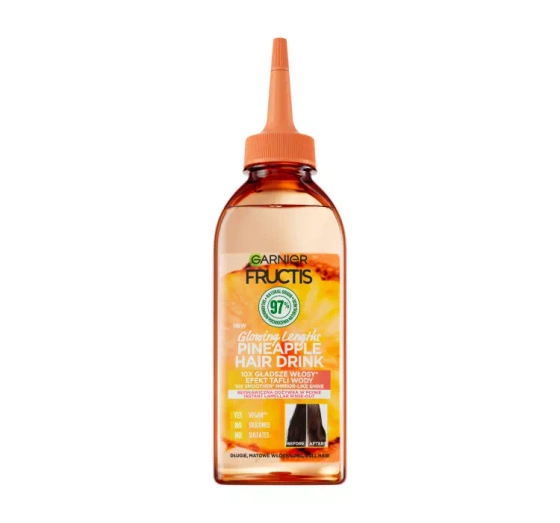 Garnier Fructis Hair Drink Pineapple błyskawiczna odżywka do włosów w płynie 200 ml