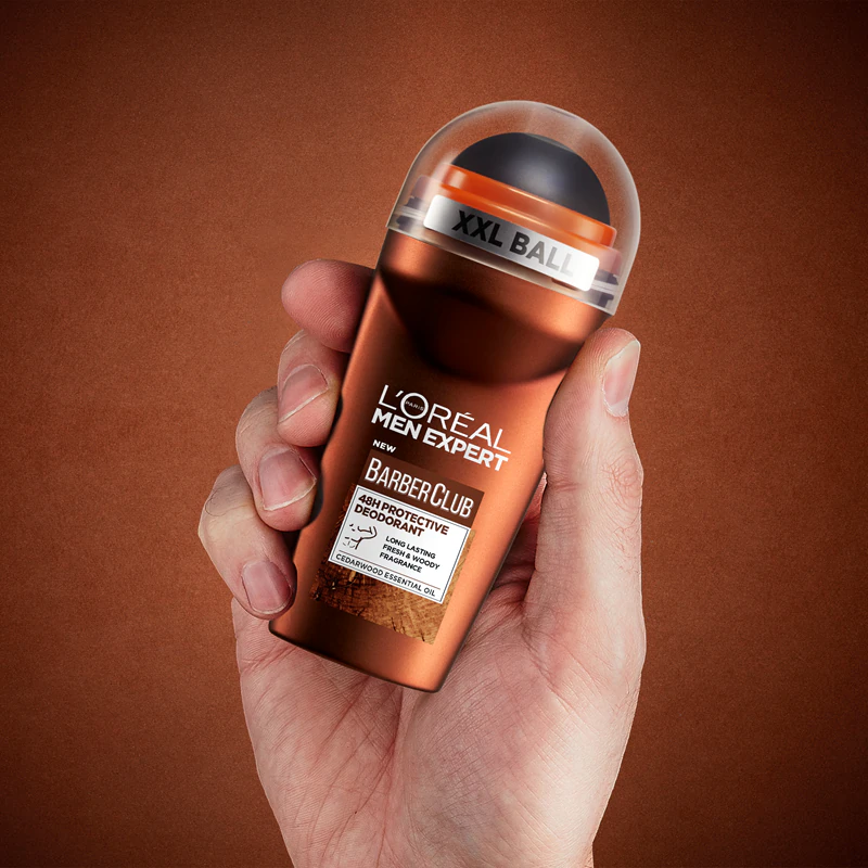 Desodorante roll-on L'Oréal Paris Men Expert Barber Club para homens