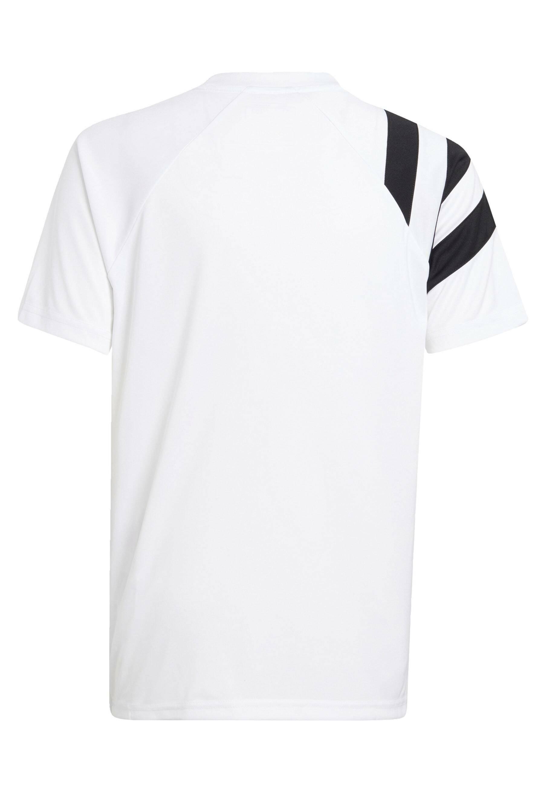 adidas Performance FORTORE 23 - T-shirt imprimé - blanc et noir
