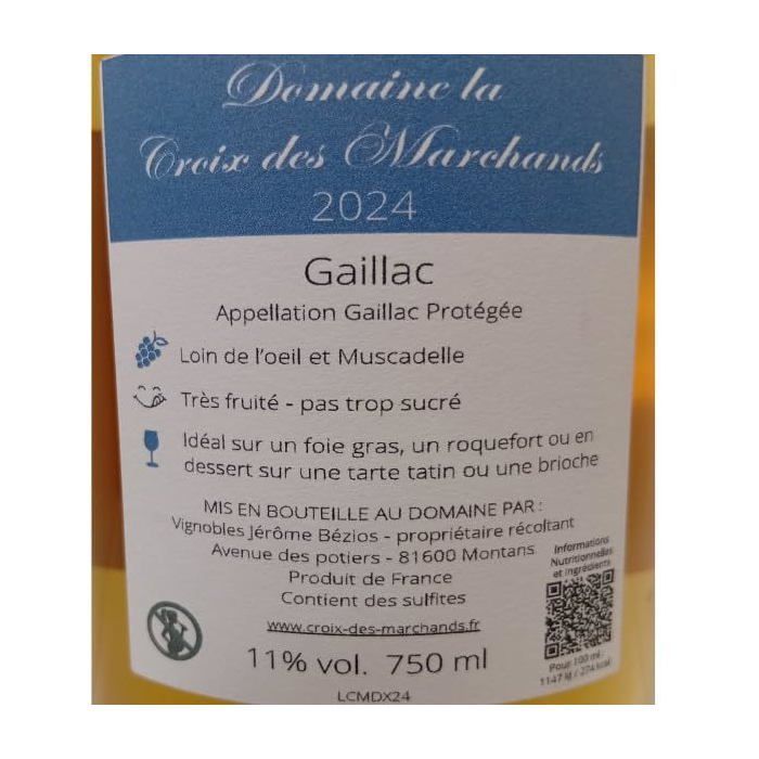 Gaillac bianco dolce 11% 
