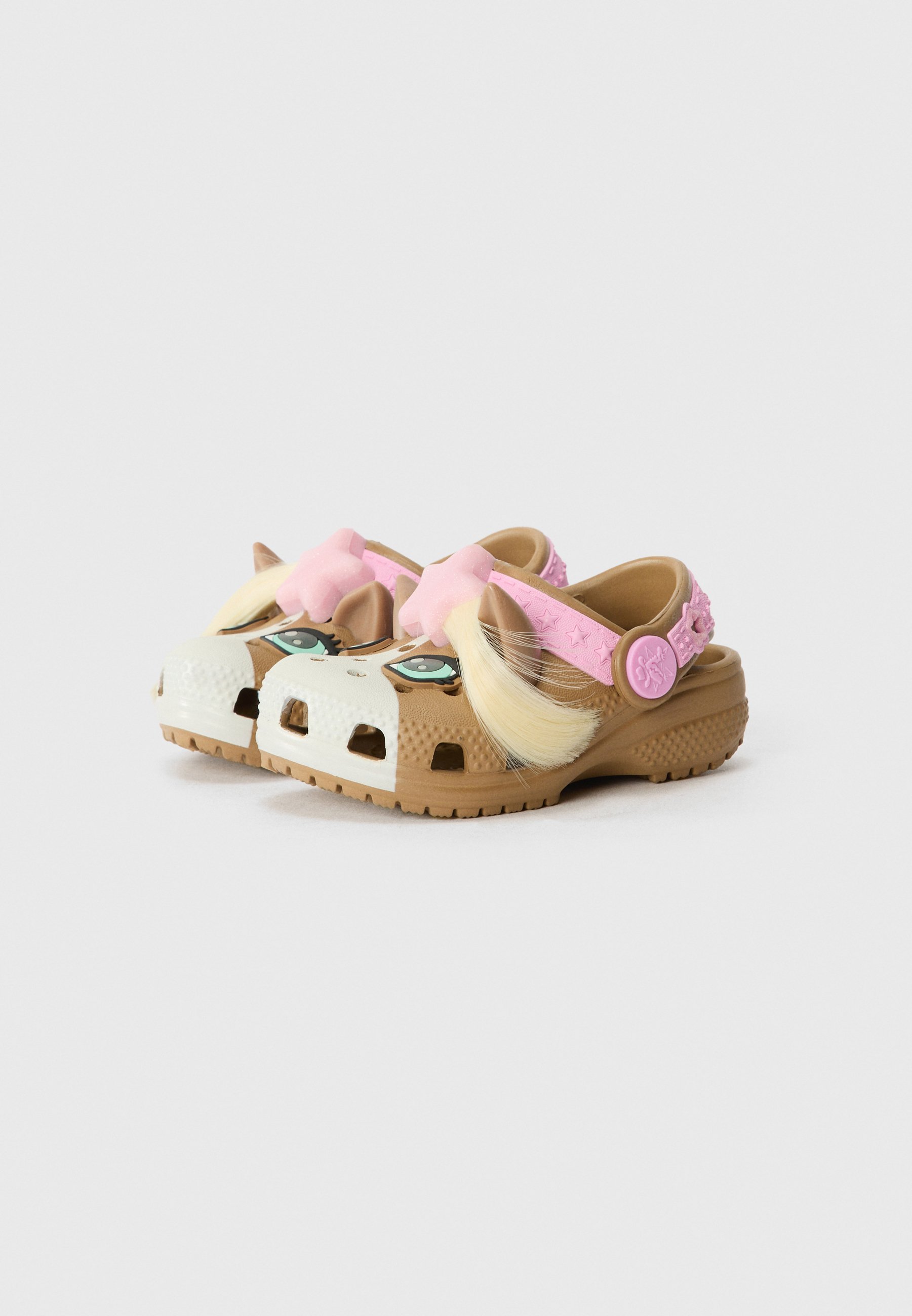 Crocs CLASSIC IAM HORSE - Klompen - melkchocolade