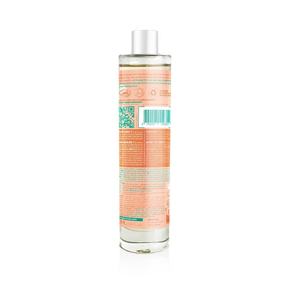 Energie Fruit huile pieds tout doux certifiee bio par ecocert