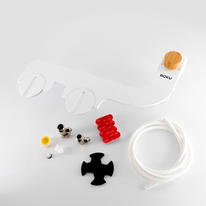 Japanese floor-standing toilet kit - BOKU bidet - self-cleaning - non-electric