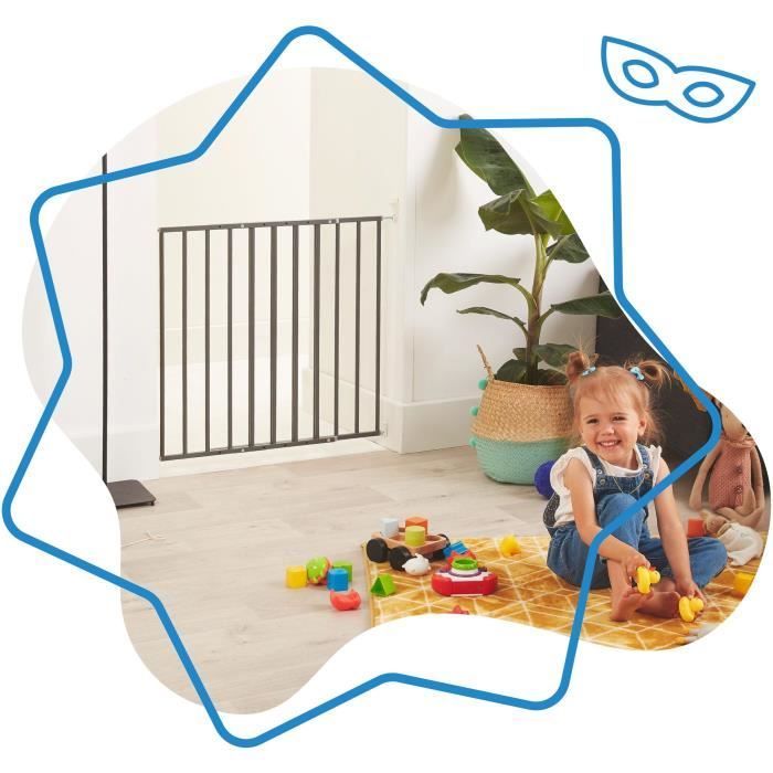 Badabulle Barrière de Sécurité Safe & Protect XL (60-107 cm)