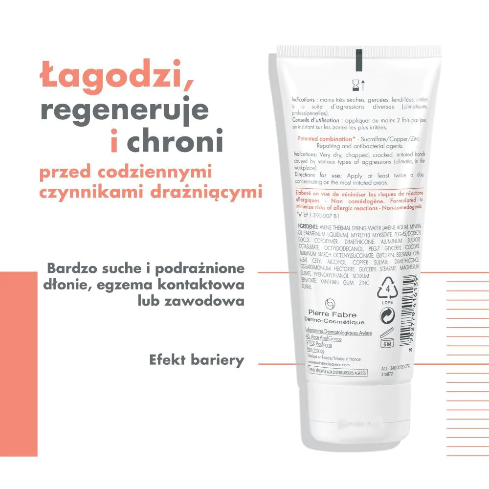 Avène Cicalfate Regenerujący krem do rąk