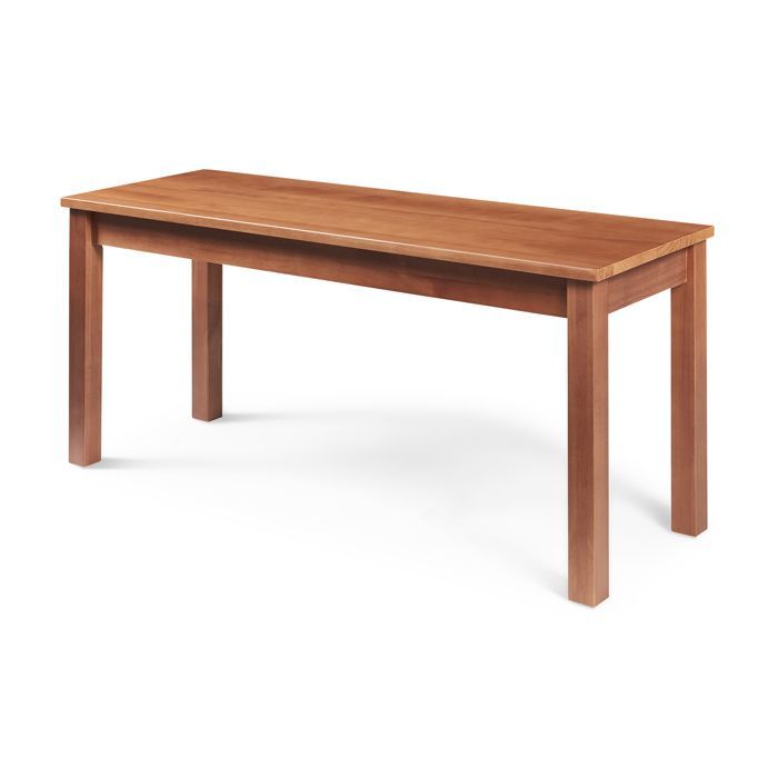 Banco de comedor Trerunulu de 100 x 35 x 45 cm con efecto nogal.