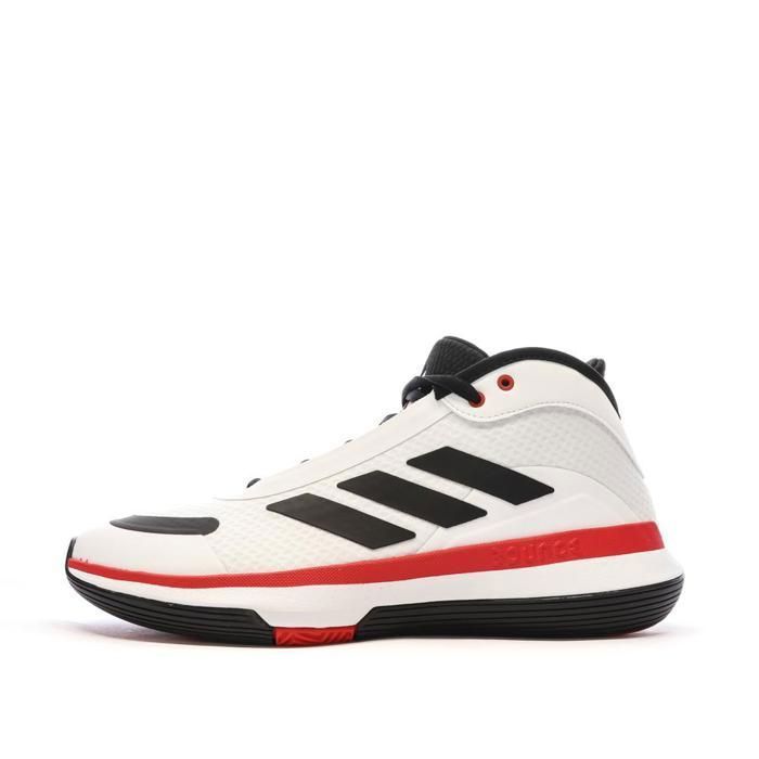 Adidas Bounce Legends herre basketballsko, hvid/rød