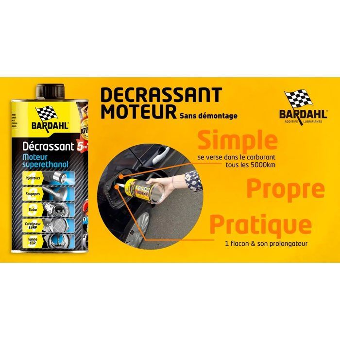 Bardahl 5-in-1 E85 Superethanol Engine Cleaner 1L