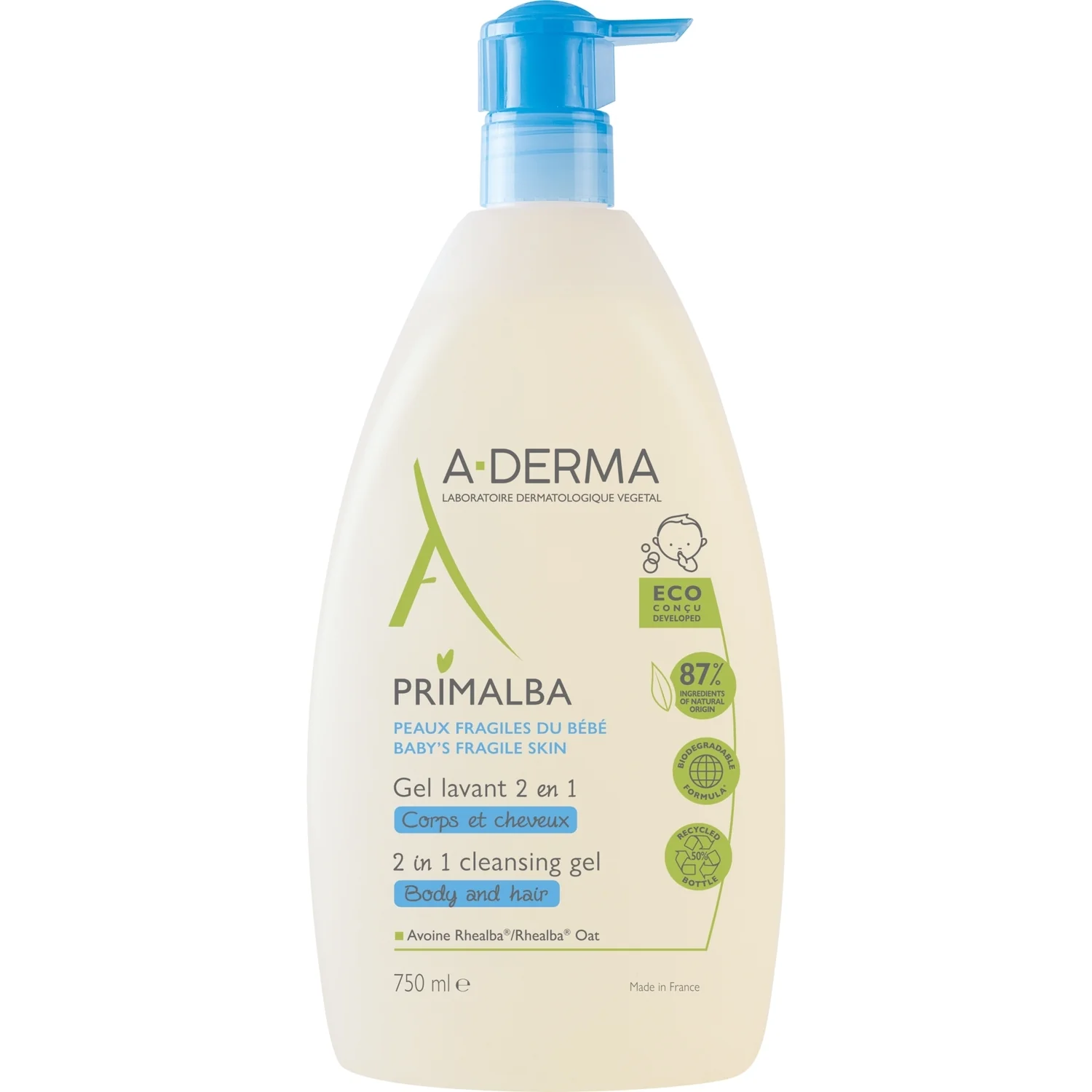 Primalba Gel Lavante 2 In 1 - Trattamento Bebè