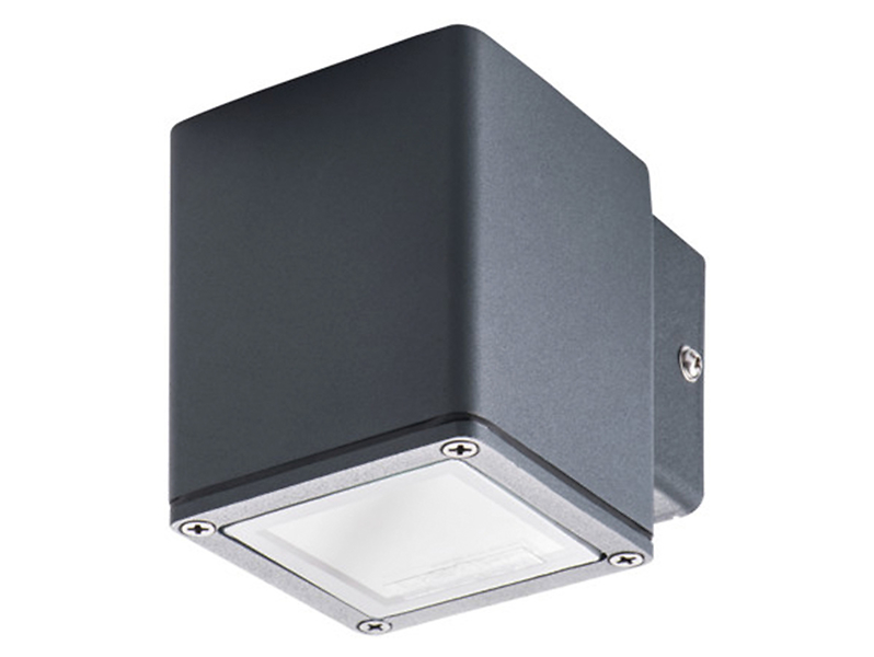 Kinkiet zewnętrzny Gori aluminiowy szary