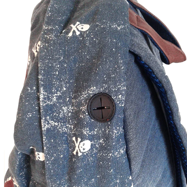 Micro schedel canvas rugzak