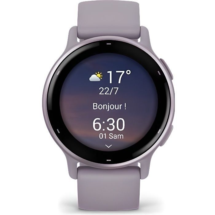 Garmin Vivoactive 5 Smartklocka, Metallic Orchid med Lila Armband
