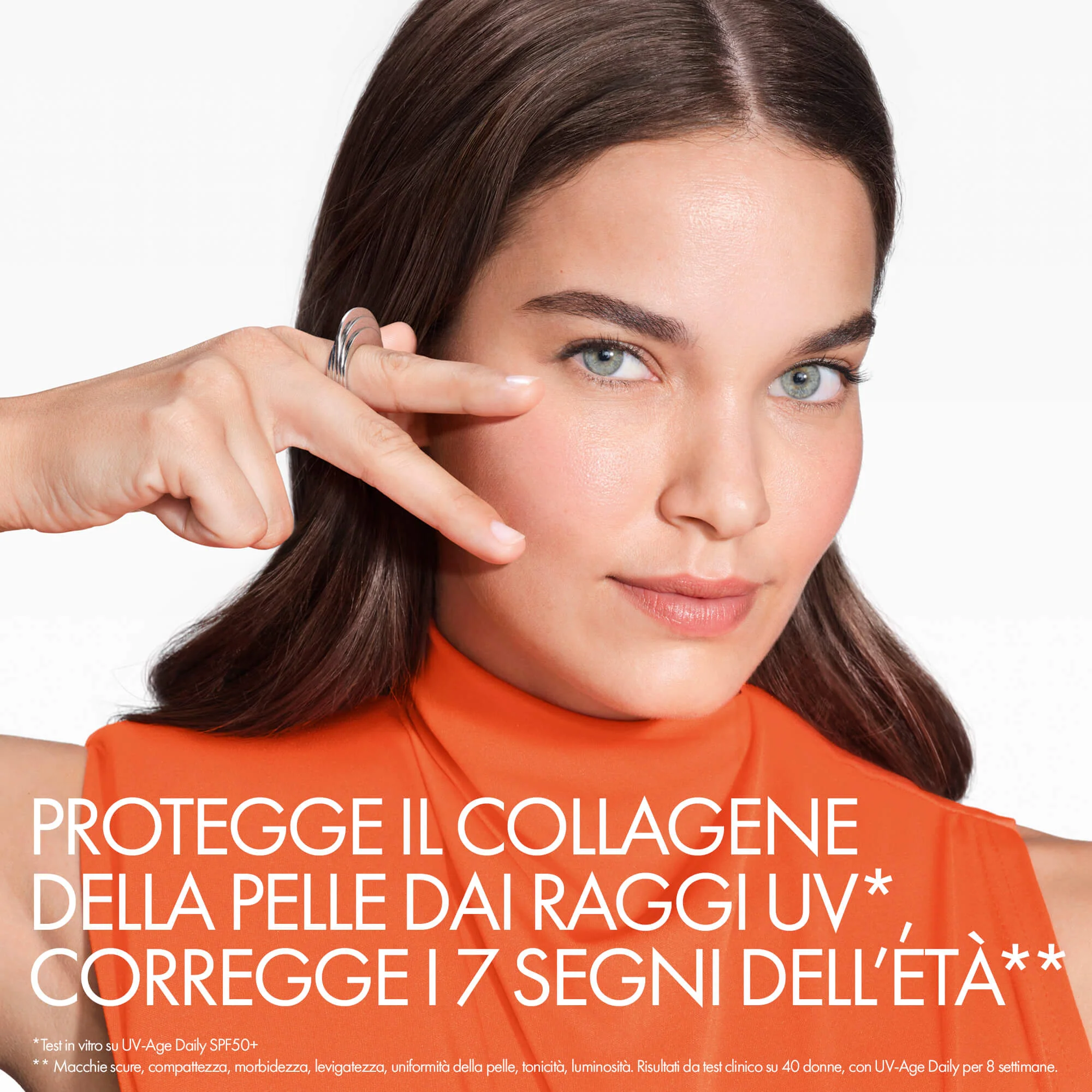 Capital Soleil UV-Age Daily Fluido Anti-Fotoinvecchiamento SPF50+ - Trattamenti Protettivi, Solare viso alta prot.