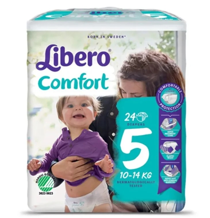 GRATIS Libero Comfort luiers, 24 stuks, maat 5