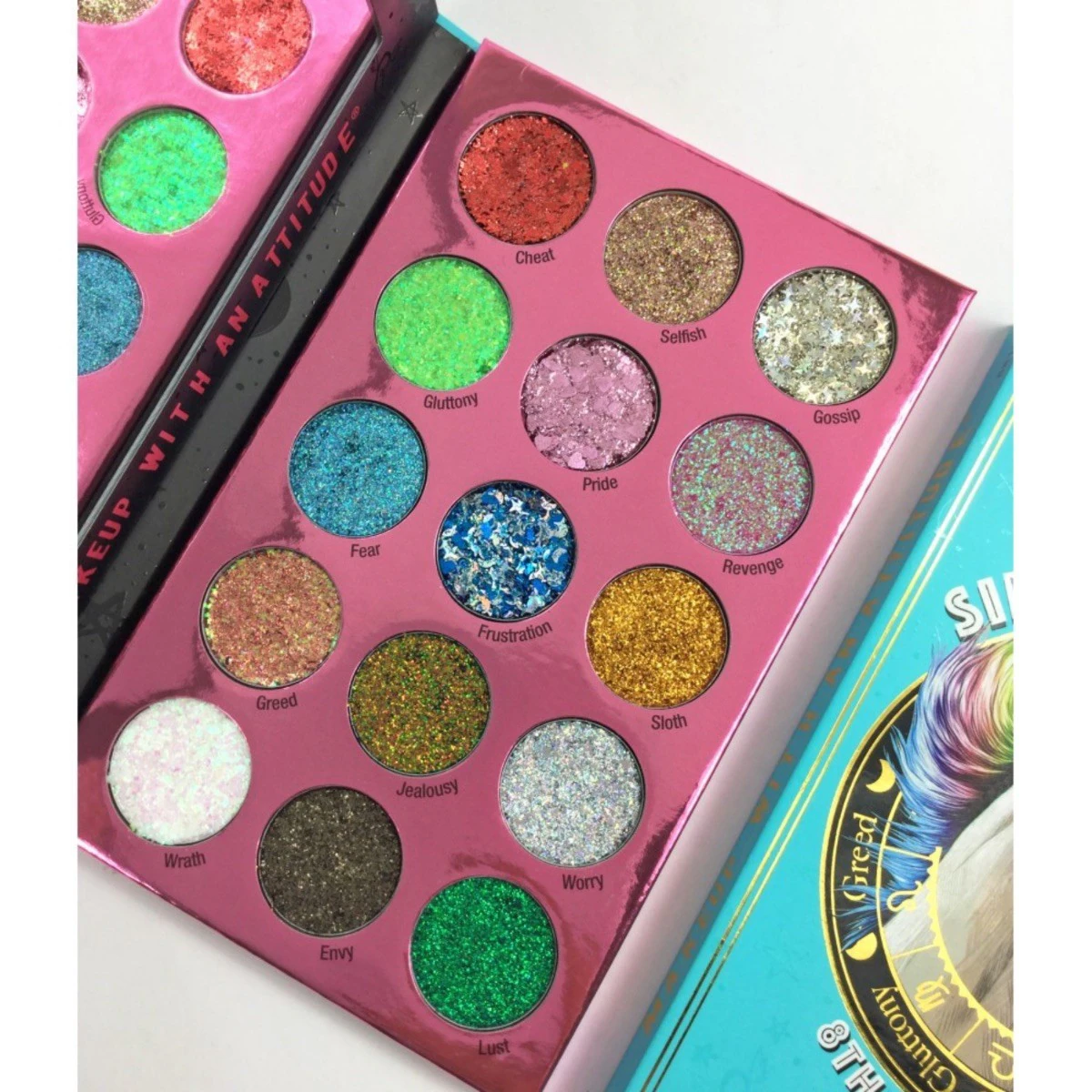 Rude Cosmetics Sin of Glittony Glitter Palette