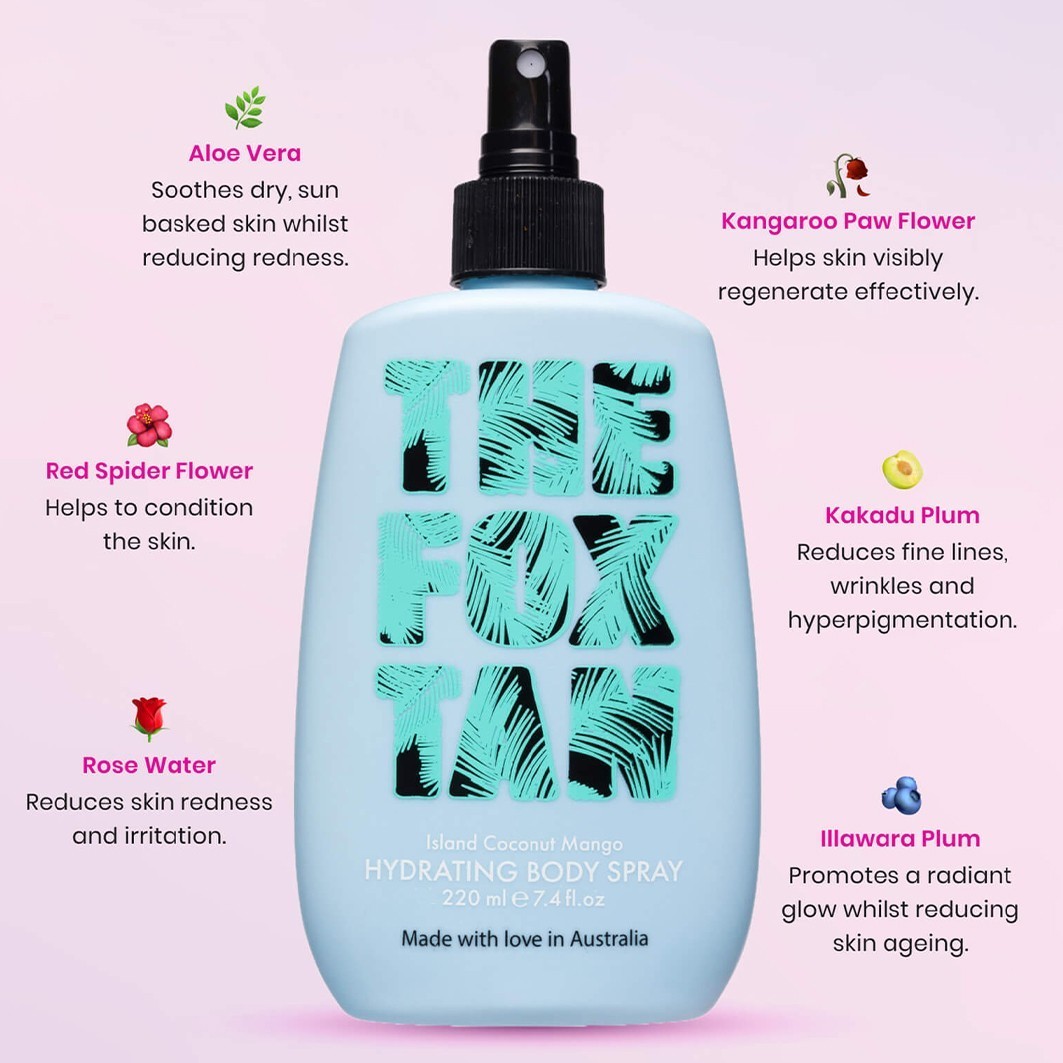 THE FOX TAN losion za tijelo u spreju za hidrataciju - 220 ml