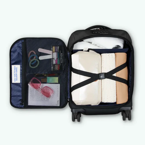 Cabaia Kleiner rosa Cebu-Softkoffer mit 4 Rollen