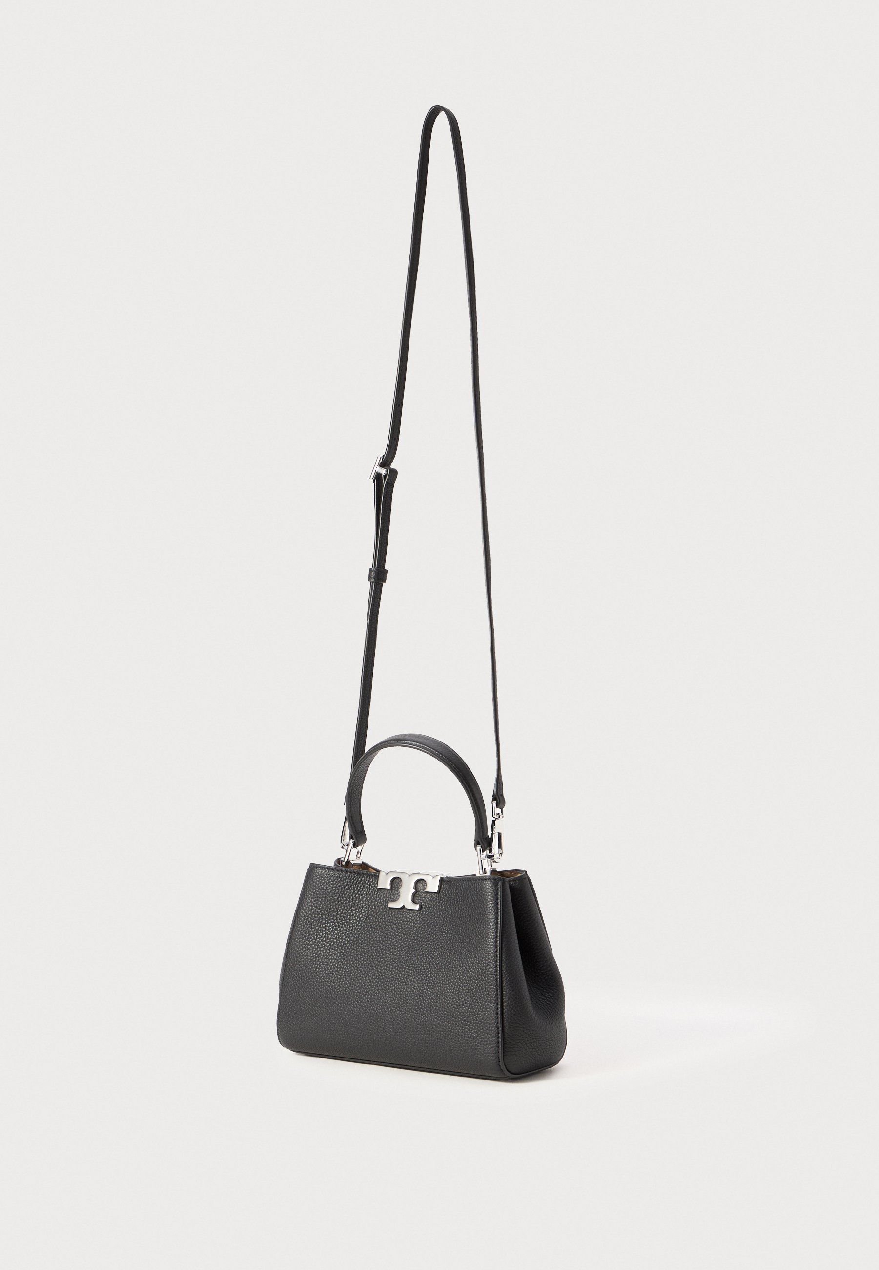 Tory Burch ELEANOR PEBBLED MINI SATCHEL - Crossbodytas - zwart