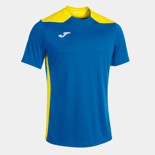 Camiseta Manga Corta Joma Championship Vi Royal Amarillo