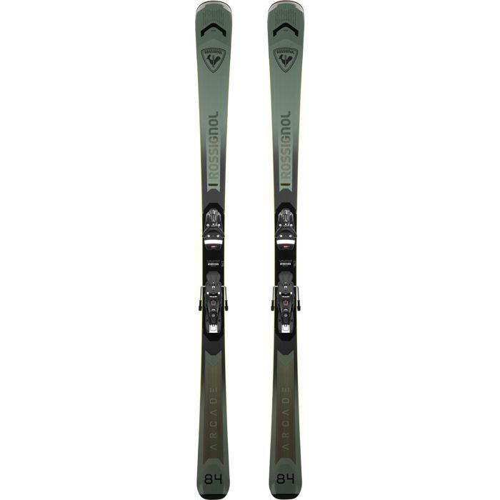 Pack Ski Rossignol Arcade 84 + Fixations Spx 13 Gw  Vert Homme