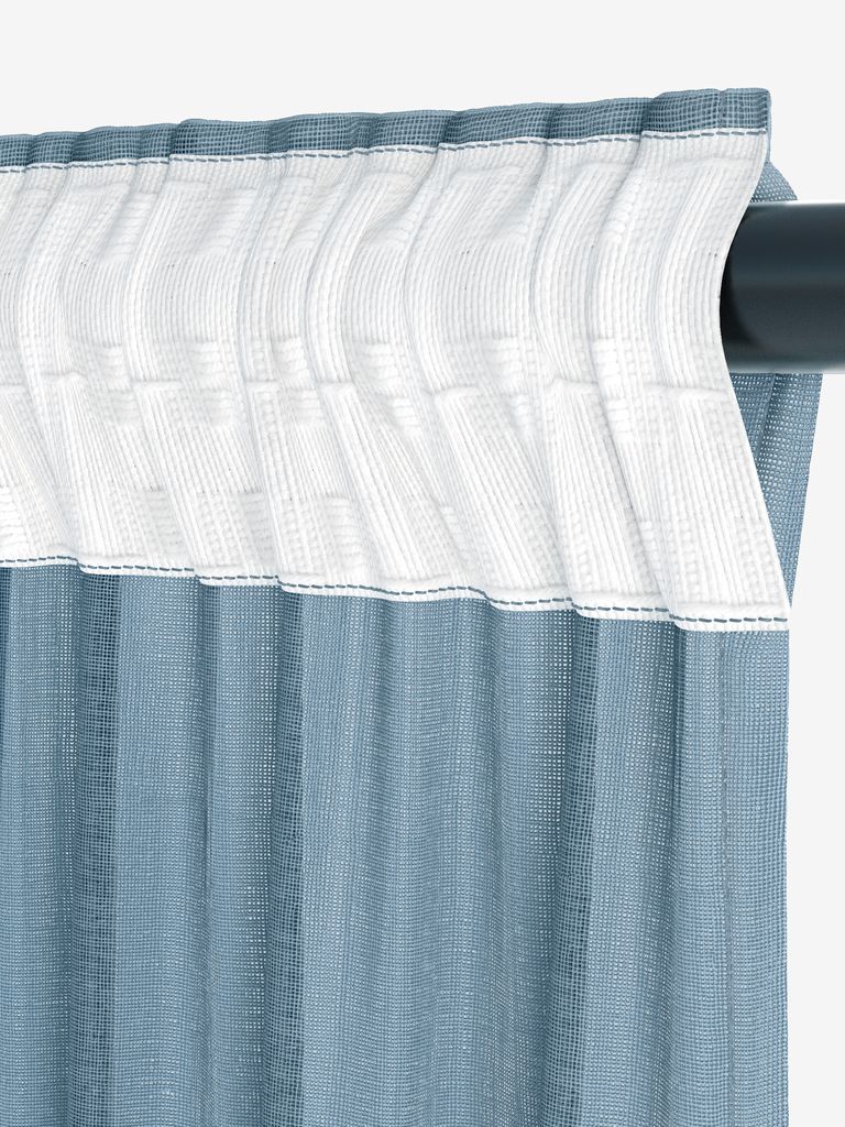 GOLTA GOLTA zavesa 1x140x245 cm umazano modra