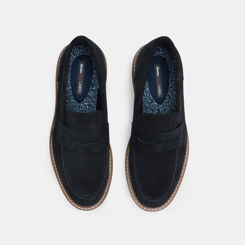 Bata Red Label herenloafers van suède