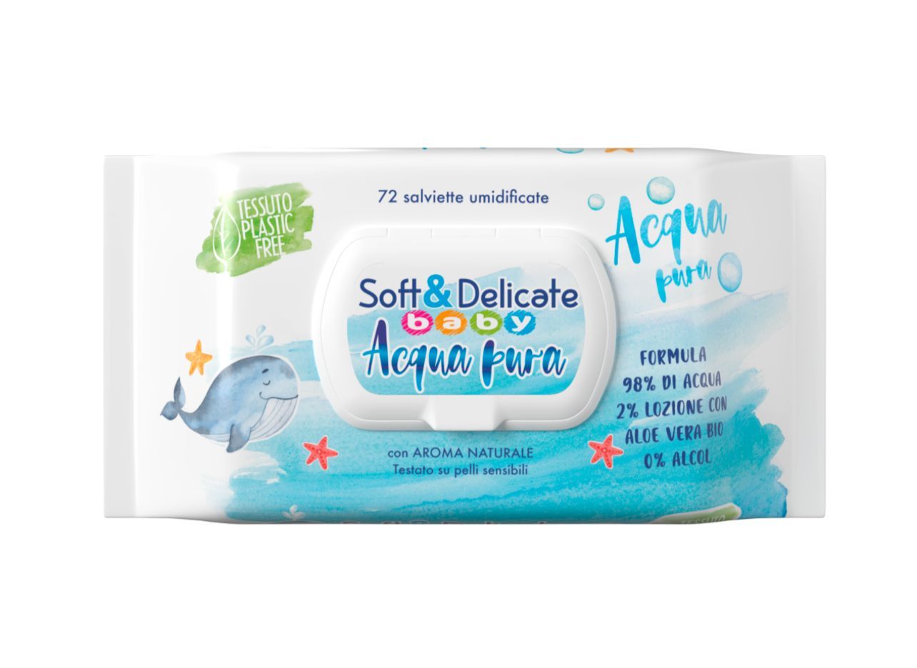 Mekane i nježne Aqua dječje vlažne maramice