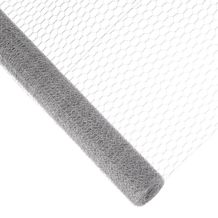 Malla de gallinero - Marca - Modelo - 100 cm x 50 m - Acero galvanizado