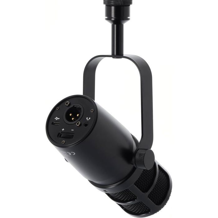 Microphone USB + XLR - WOODBRASS - UX1 - Capsule Cardioïde - Monitoring Direct - Design Robuste