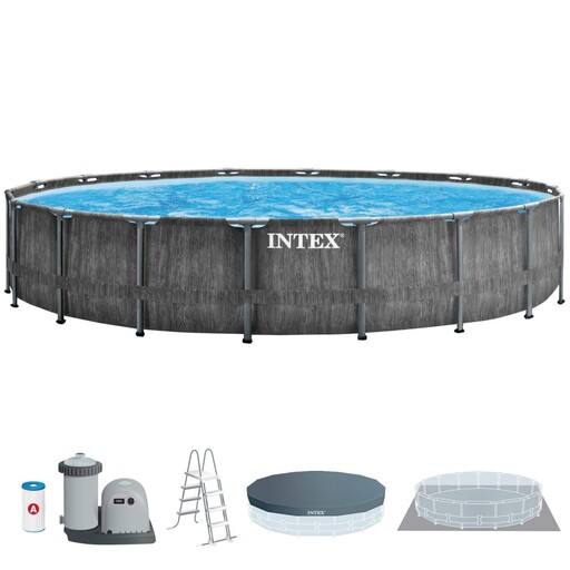 Piscina redonda Intex Greywood com purificador de água, 549 x 122 cm