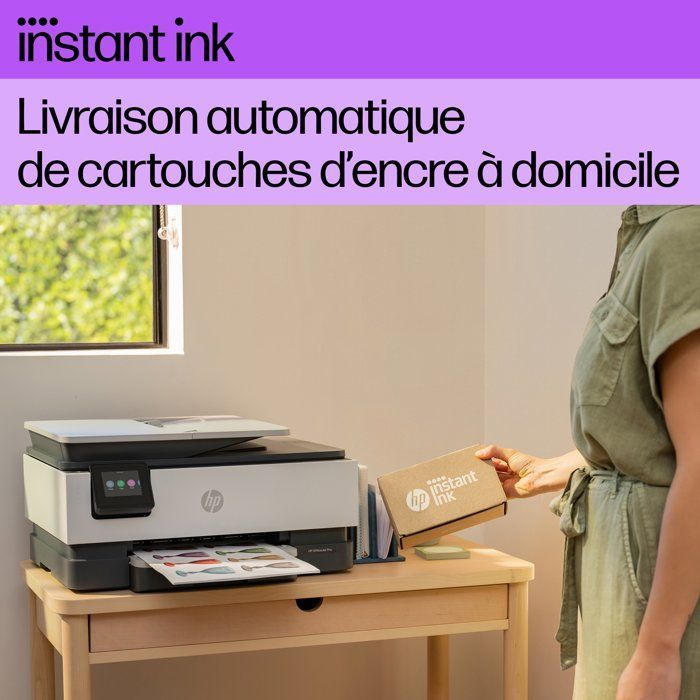HP OfficeJet Pro 8124e All-in-One Farbtintenstrahldrucker mit 3 Monaten Instant Ink inklusive HP+