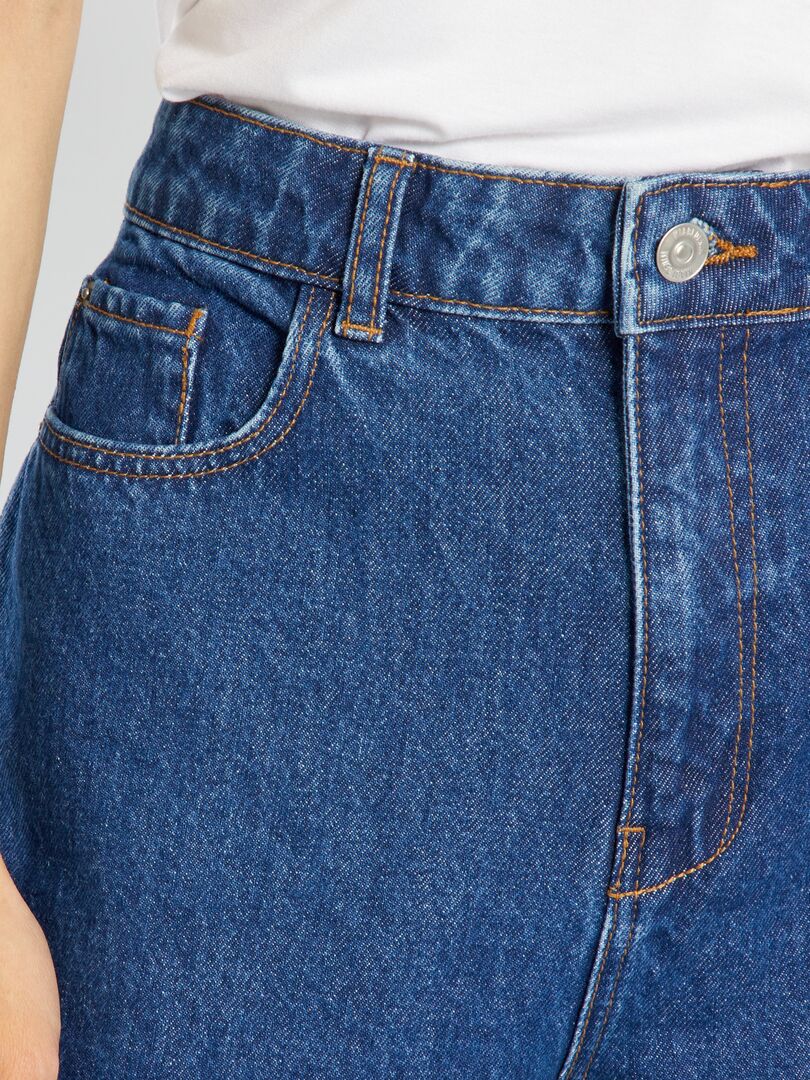 Pantalones vaqueros de pierna ancha - 32L - AZUL