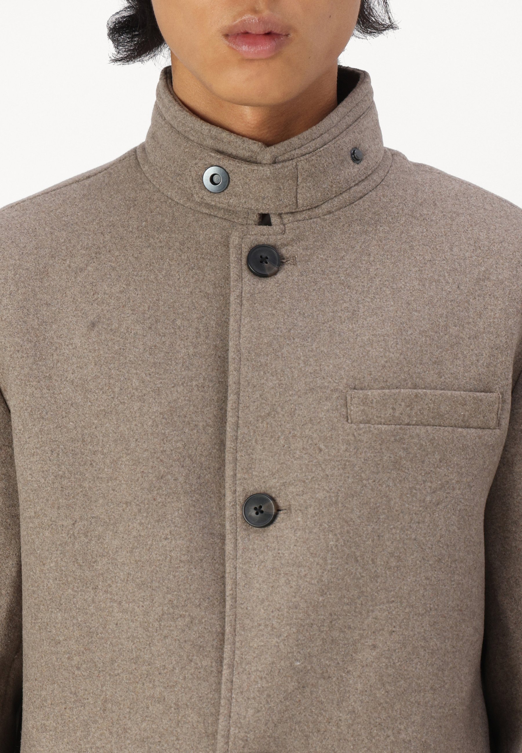 Jack & Jones JJEMELTON - Winterjas - grijsbeige