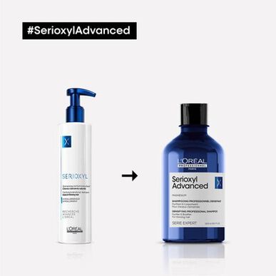 L'Oréal Professionnel Serie Expert Serioxyl Advanced Shampooing Purifying Shampoo För att återfukta fint hår 300 ml 300 ml
