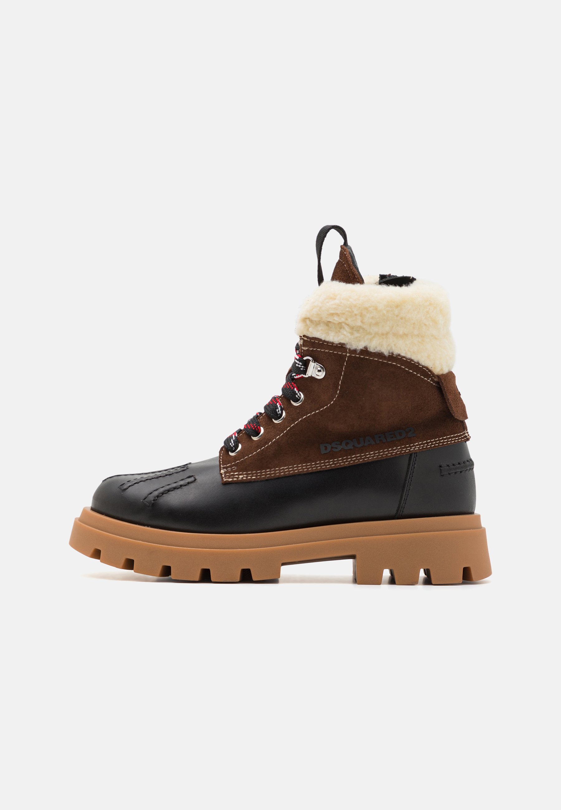 Dsquared2 UNISEXE - Bottines à lacets - noir/marron