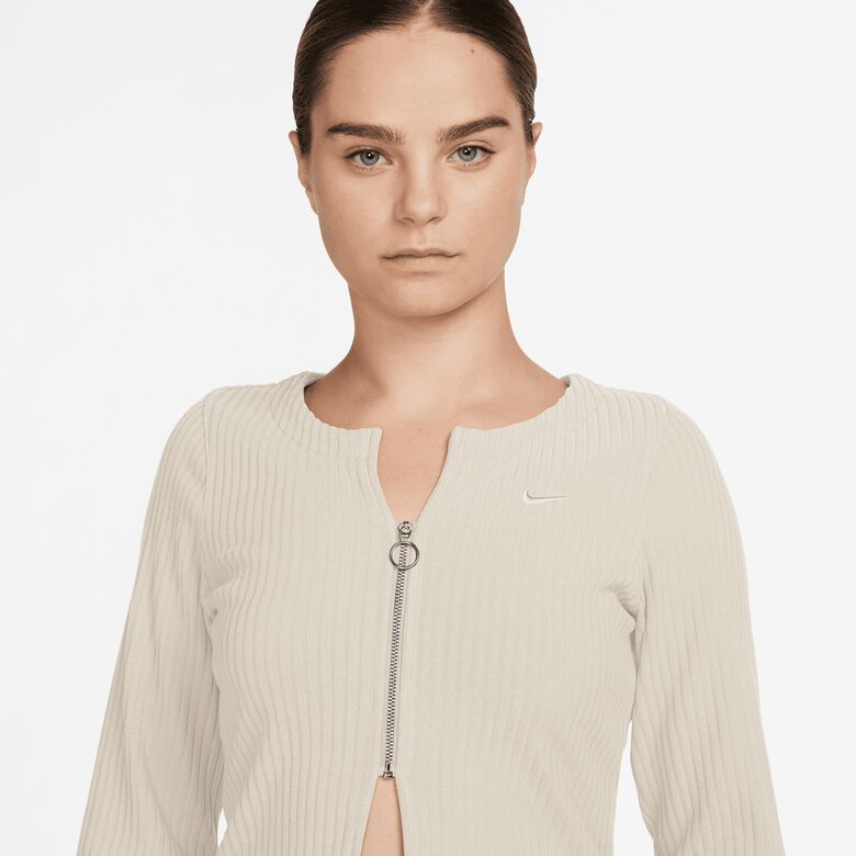 Sportieve Chill Knit Rib Full-Zip Cardigan