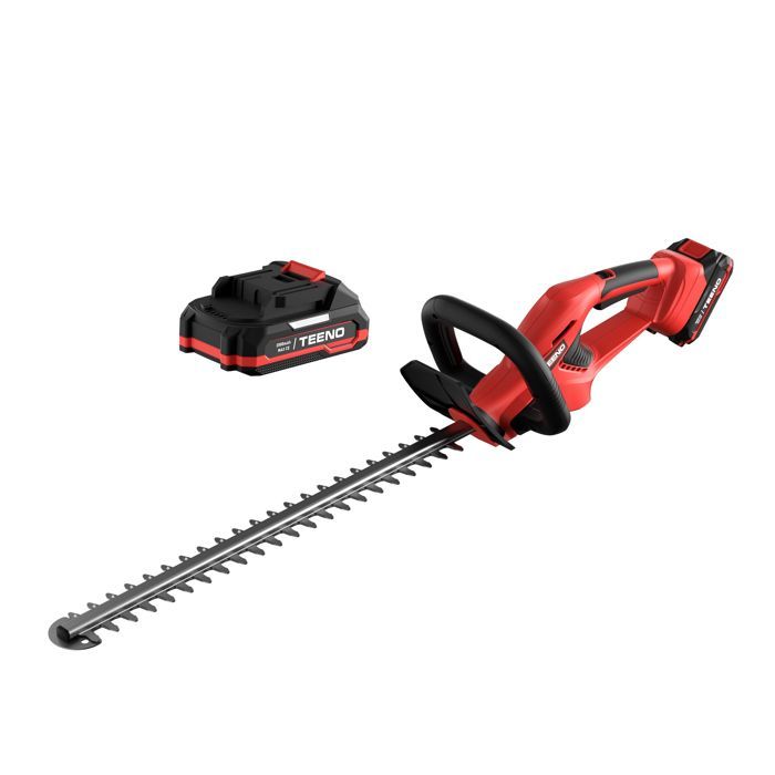 TEENO 2700 RPM electric hedge trimmer, 2.0Ah battery, 520 mm/16 mm cutting width, rechargeable, professional
